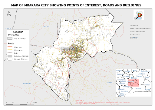 Mbarara City Map